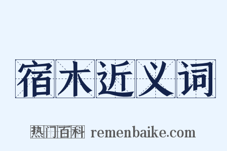 宿木近义词是什么意思的图片